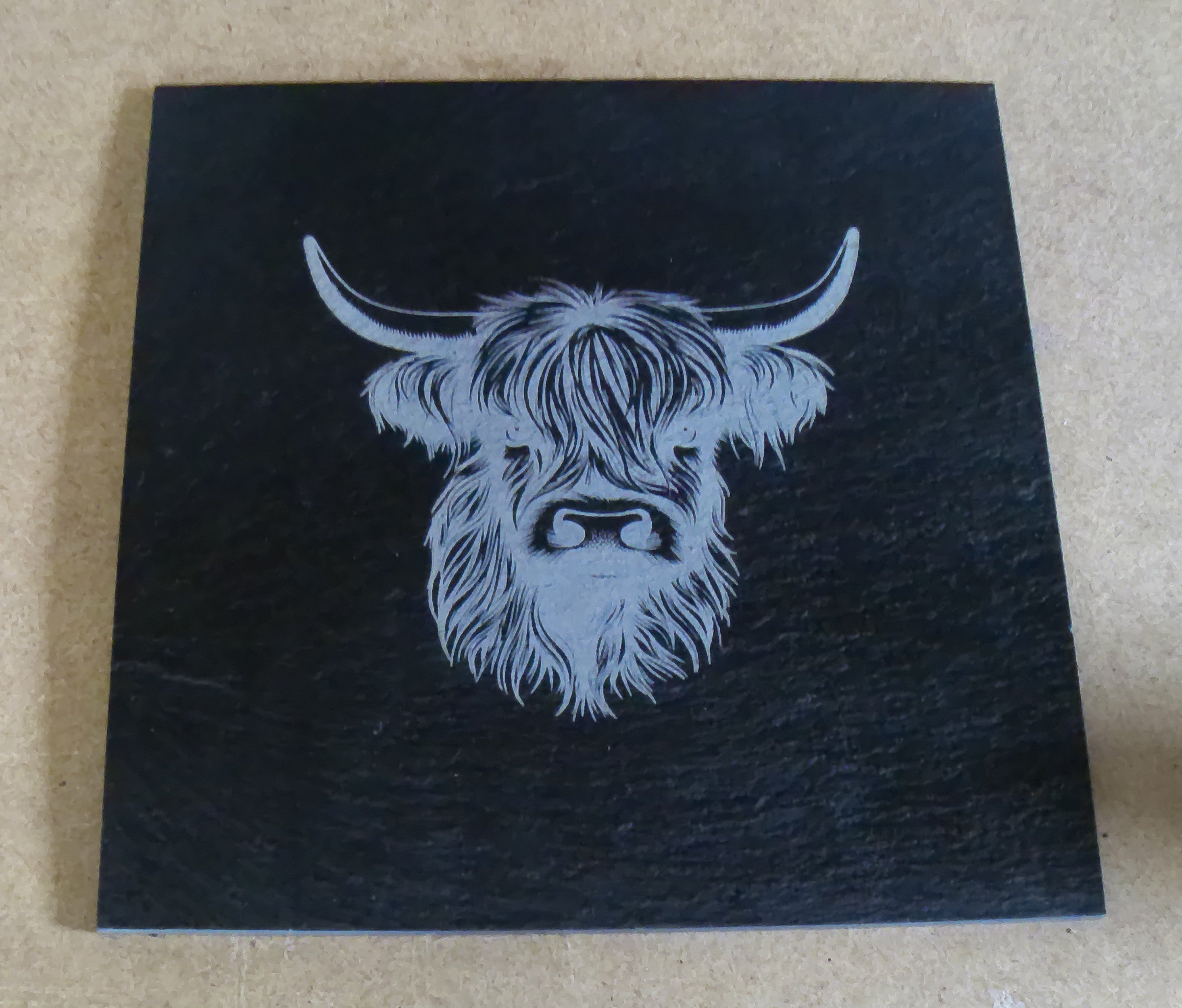 Highland Cow Large Plaque