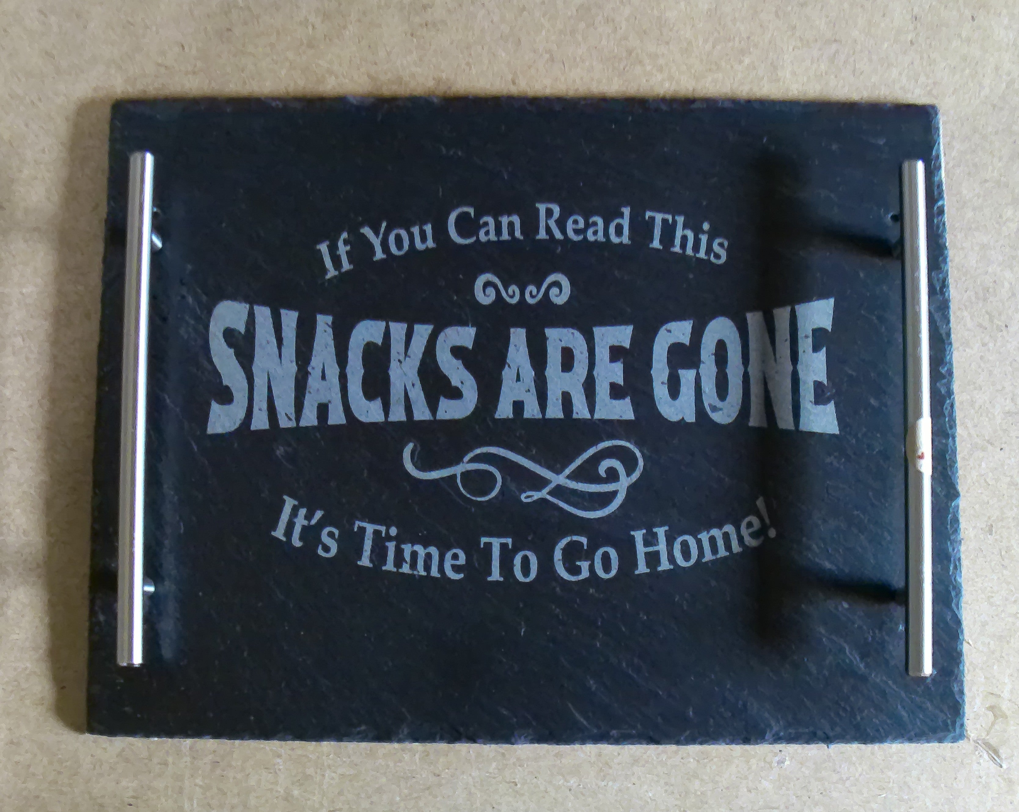Comical Slate Serving Platter