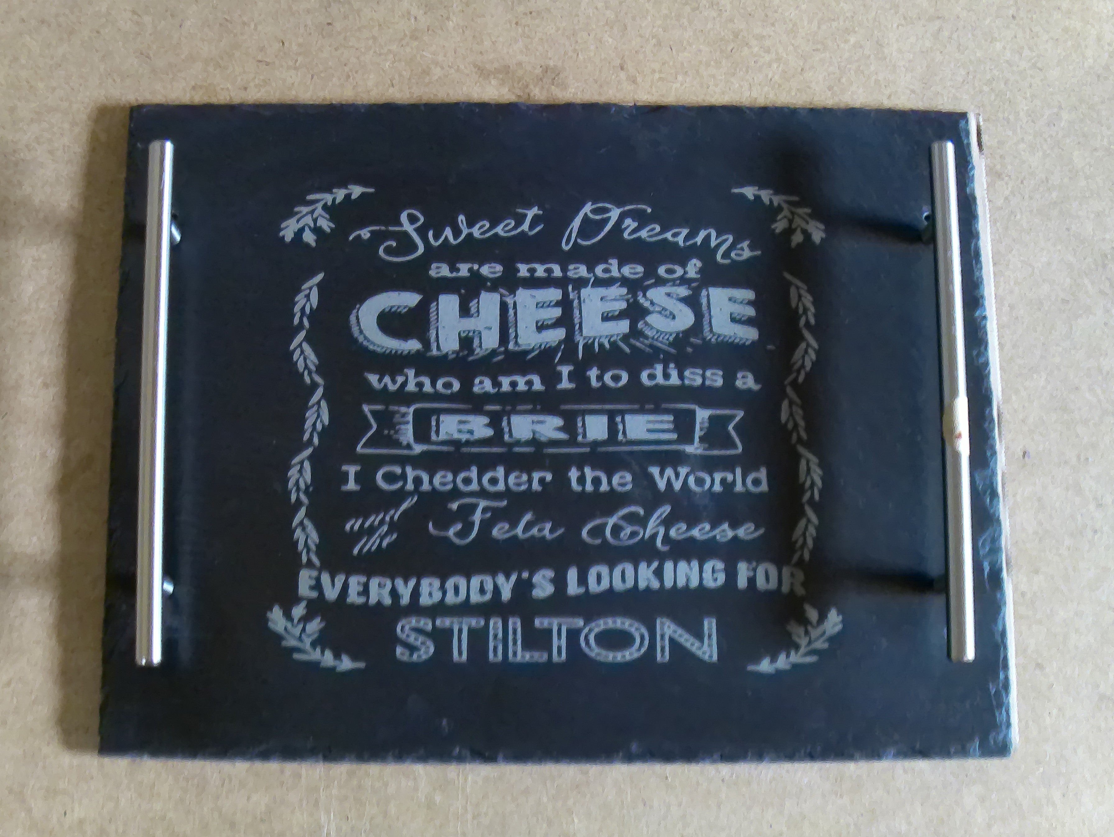 Comical Slate Serving Platter