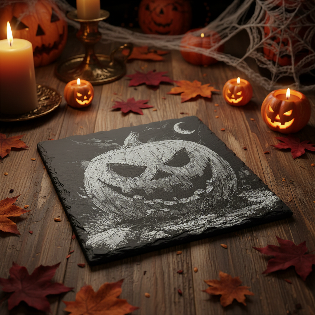 Halloween Slate Coaster