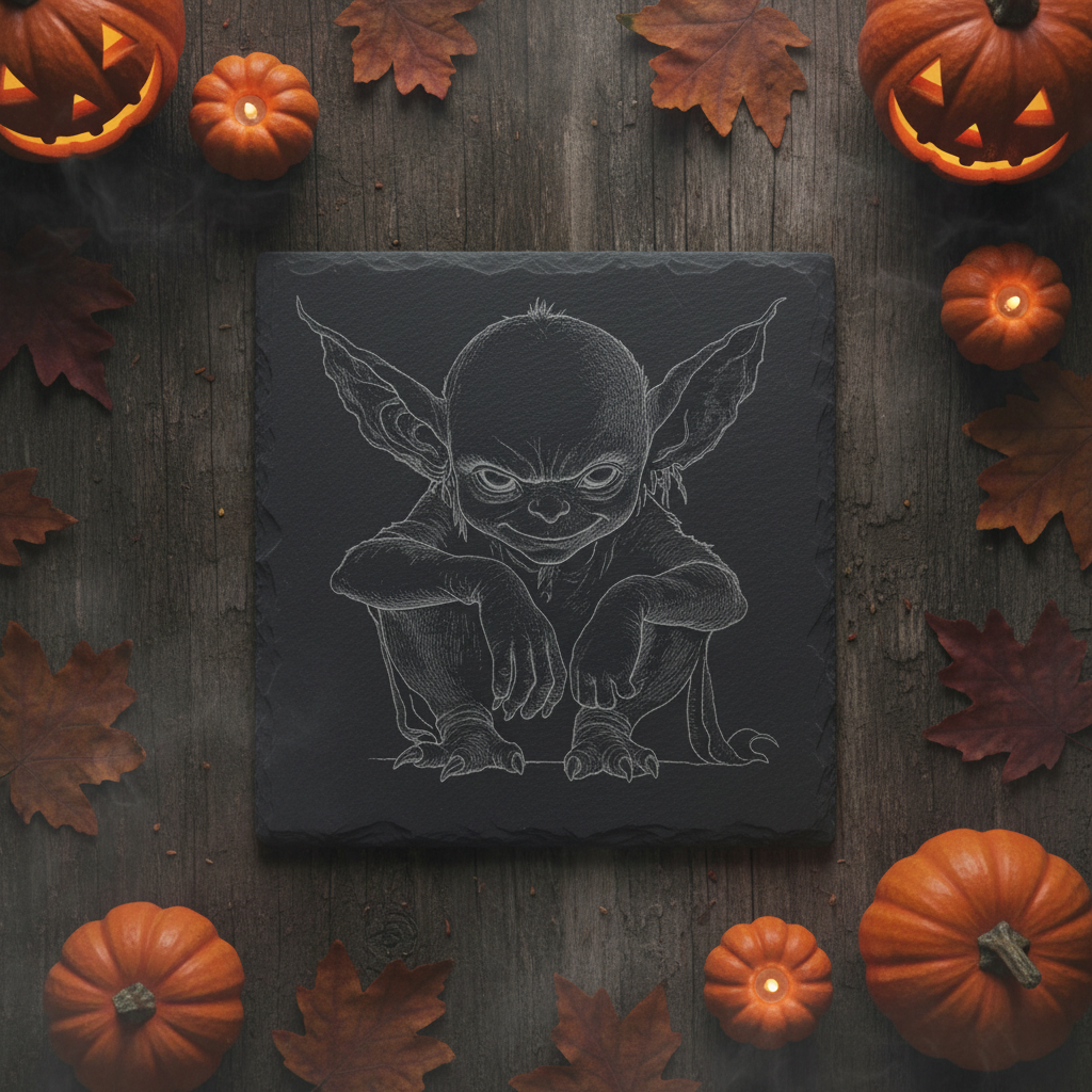Halloween Slate Coaster