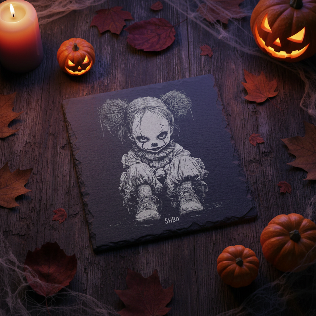 Halloween Slate Coaster