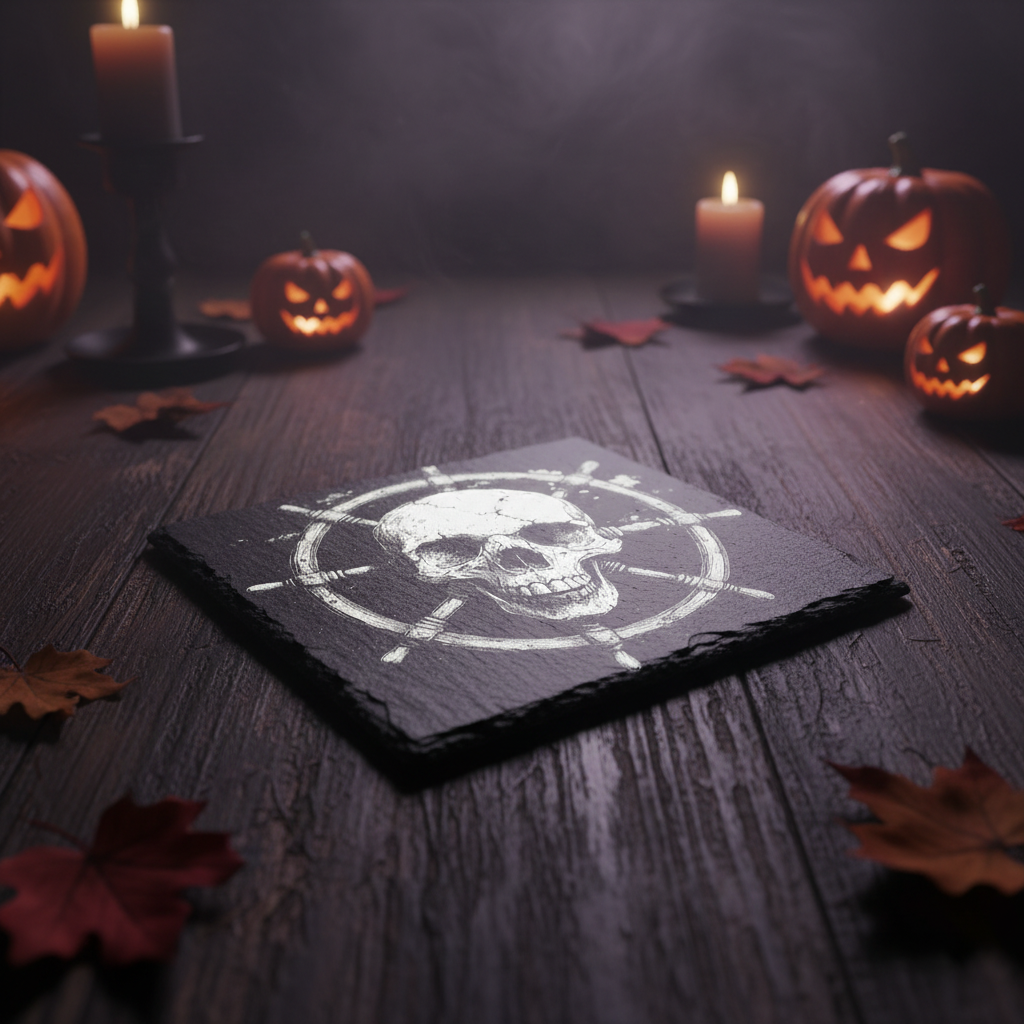Halloween Slate Coaster