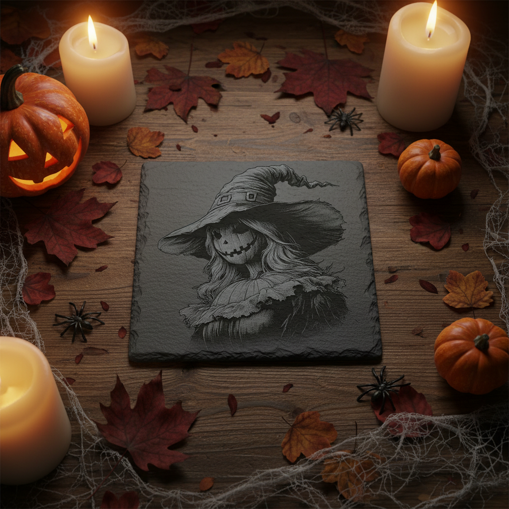 Halloween Slate Coaster