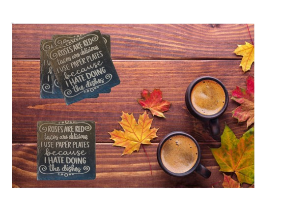 Funny Kitchen Quote Coaster