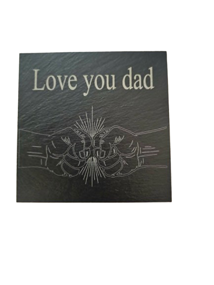 Love You Dad Coaster
